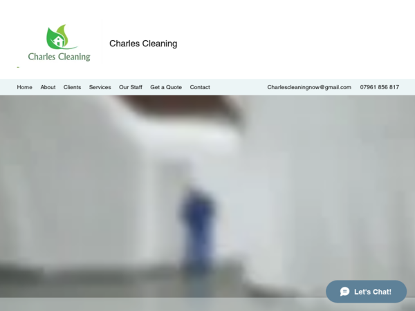 Charles Cleaning
