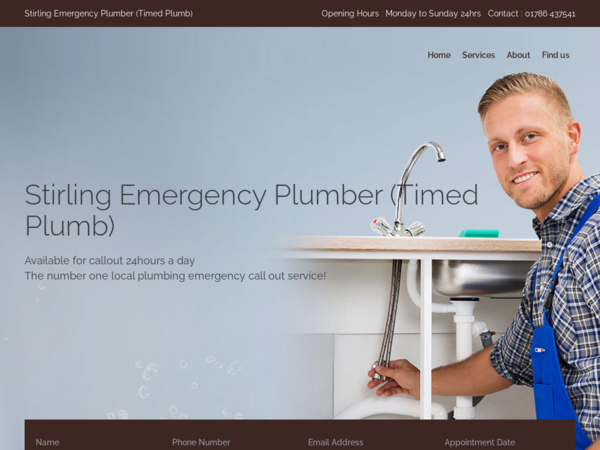 Stirling Emergency Plumber (Timed Plumb)