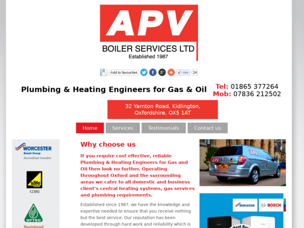 APV Boiler Services Ltd