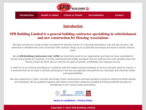 S P B Building Contractors Ltd