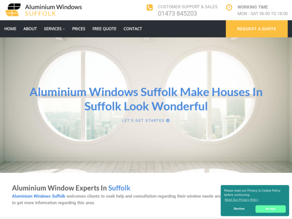 Aluminium Windows Suffolk