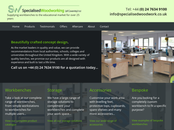 Specialised Woodworking