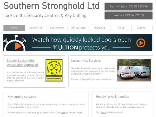 Southern Stronghold t/A D.H Jones Master Locksmiths