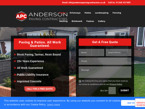 Anderson Paving Contractors