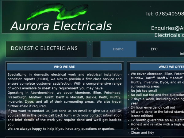 Aurora Electricals Scotland Ltd