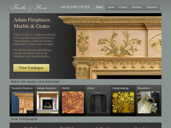 Thistle & Rose Adam Fireplaces