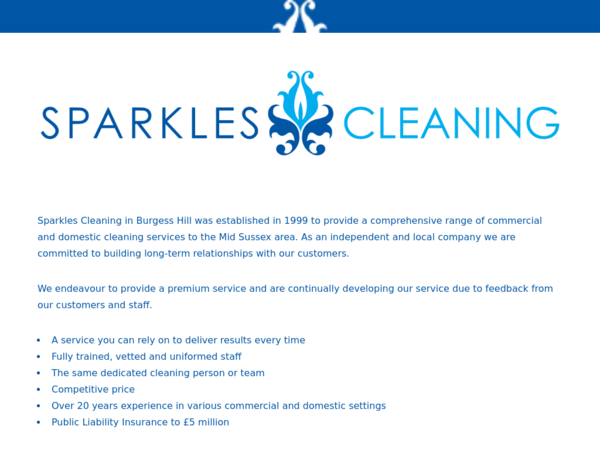 Sparkles Cleaning (Sussex) Limited