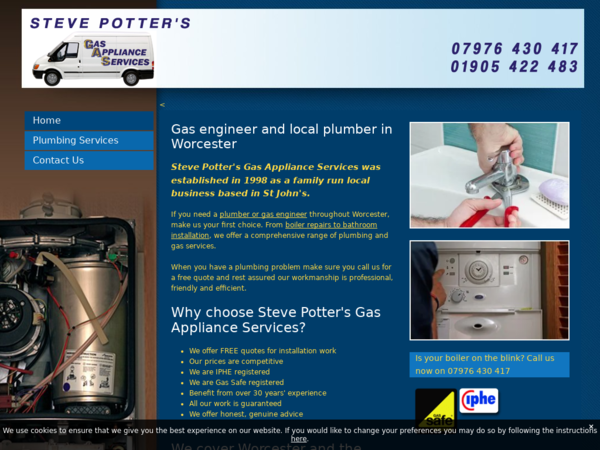 Gas Appliance Services By Steve Potter