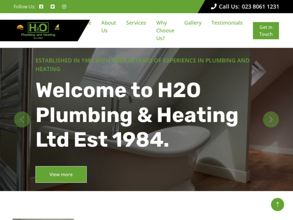 H2O Plumbing and Heating 1984 Ltd