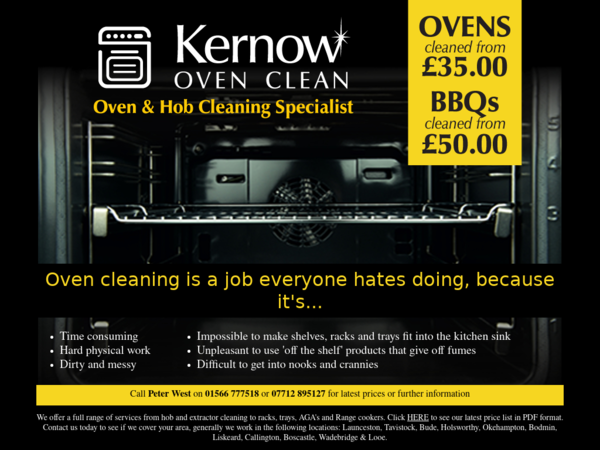 Kernow Oven Clean