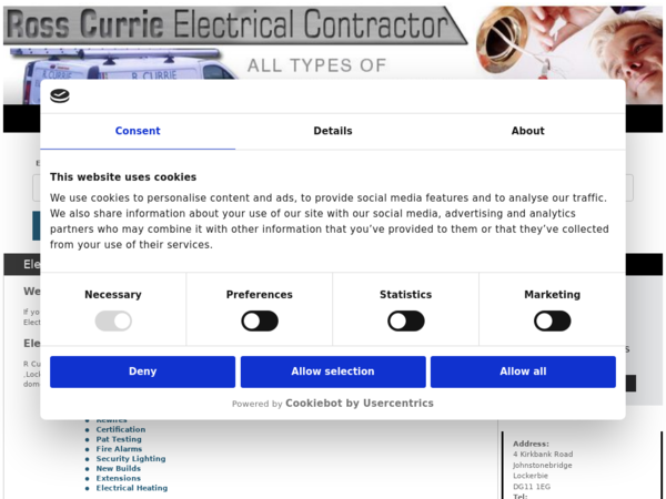 R Currie Electrical Contractor