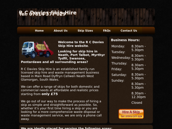 R C Davies Skip Hire