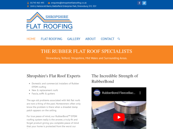 Shropshire Flat Roofing