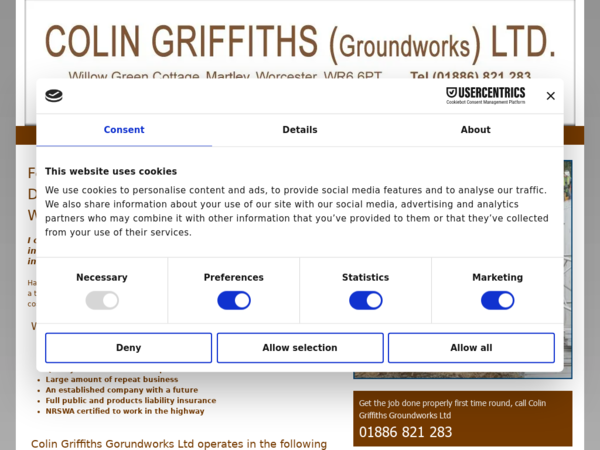 Colin Griffiths Groundworks LTD