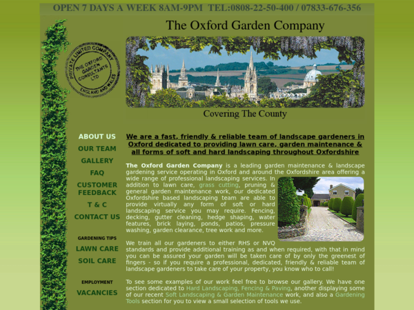 Oxford Garden Company