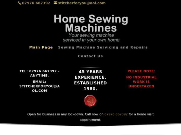 Home Sewing Machine Services