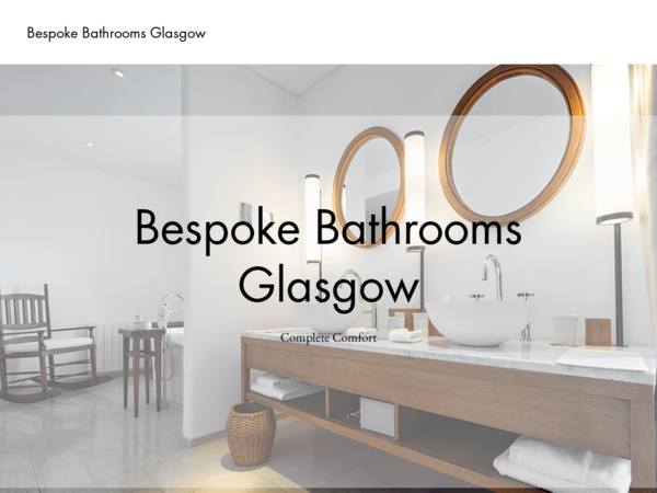 Bespoke Bathrooms Glasgow