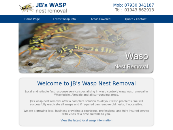 Jb's Wasp Nest Removal