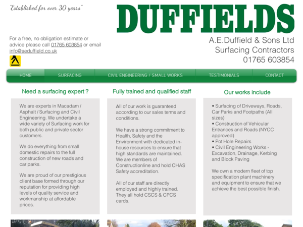 Duffield A E & Sons Ltd