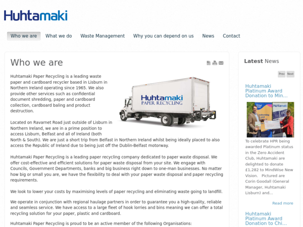 Huhtamaki Paper Recycling