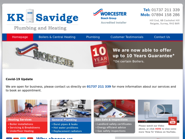 K R Savidge Plumbing & Heating