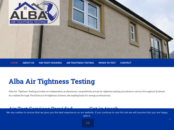 Alba Air Tightness Testing