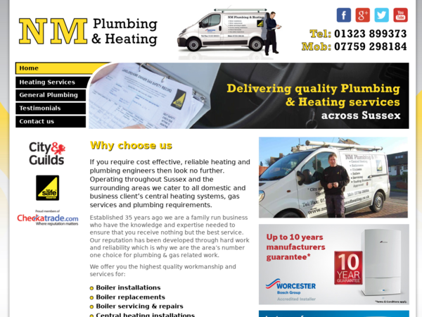 N M Plumbing & Heating