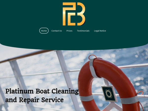 Platinum Boat Cleaning