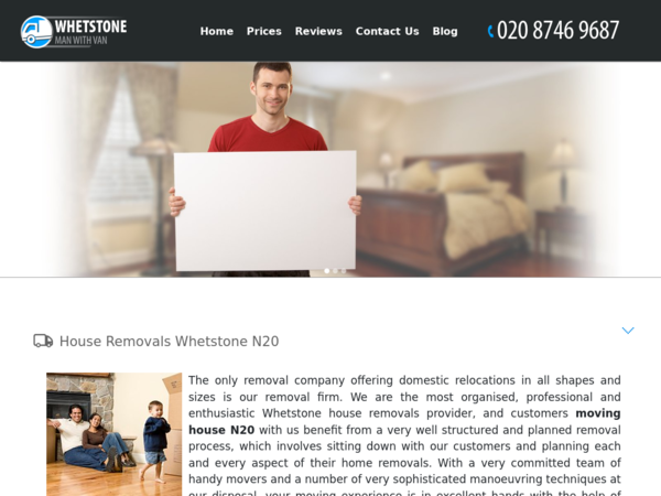 Man With van Whetstone Ltd