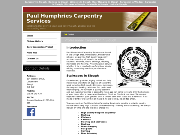 Paul Humphries Carpentry Services