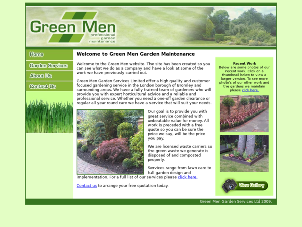 Green Men Garden Services Ltd