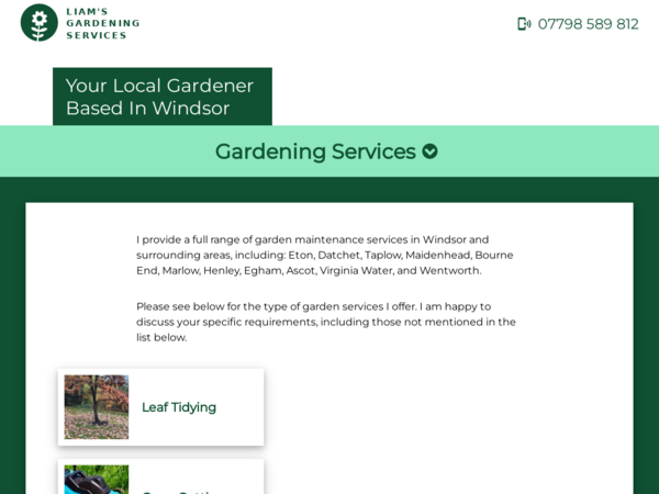 Liam's Gardening Services