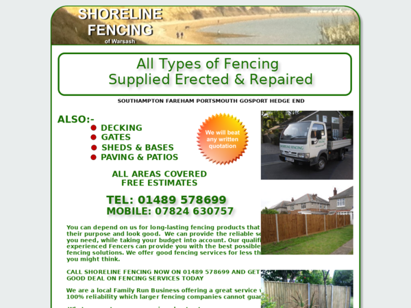 Shoreline Fencing