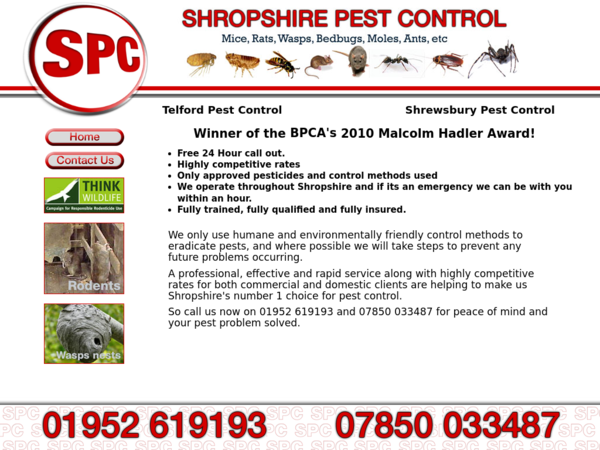 Shropshire Pest Control