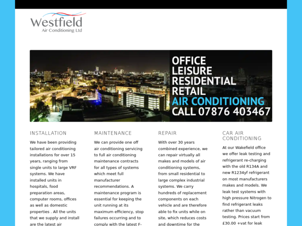 Westfield Air Conditioning Limited Wakefield