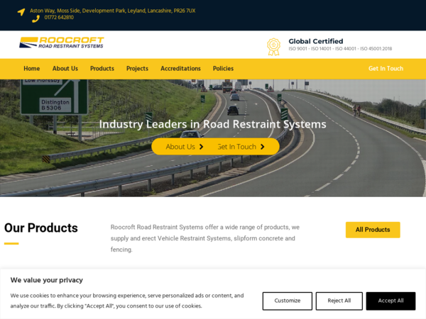 Roocroft Road Restraint Systems