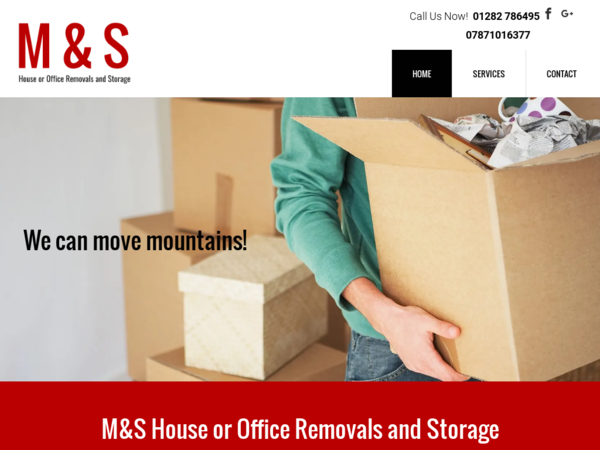 M&S Removals Nelson Lancs