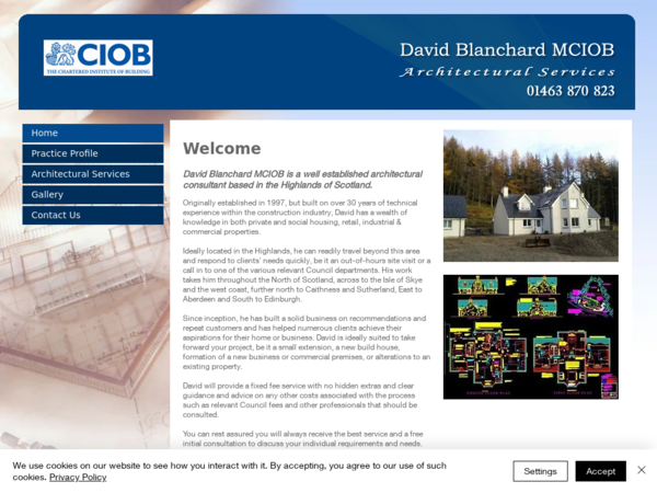 David Blanchard M C I O B Architectural Services