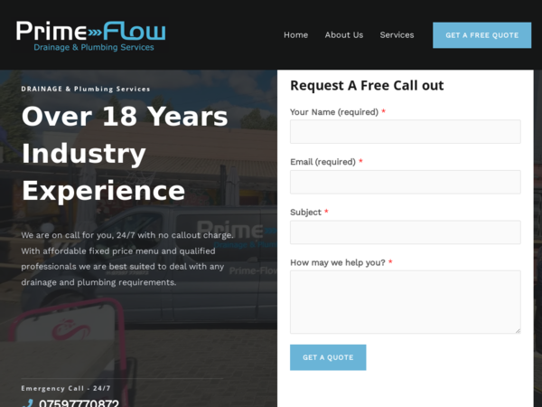 Prime-Flow Drainage & Plumbing Services