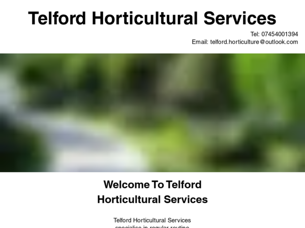 Telford Horticultural Services