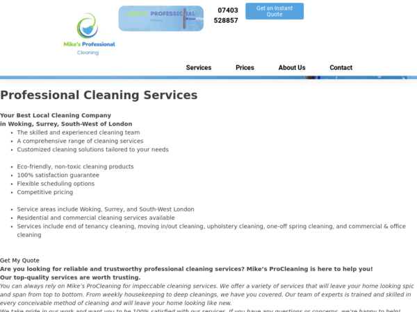 Mike's Professional Cleaning