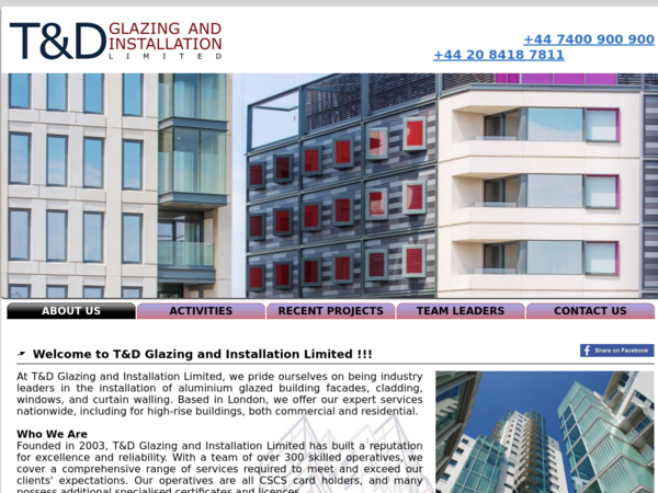 T&D Glazing AND Installation Limited