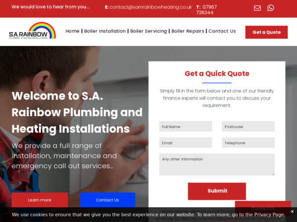 S A Rainbow Plumbing and Heating Installations Limited