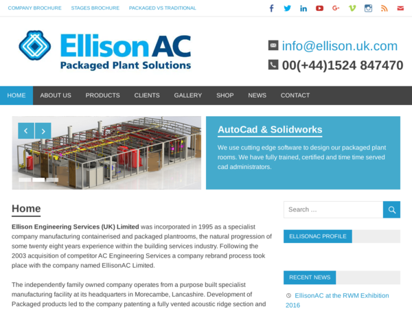 Ellison AC Packaged Plant Solutions