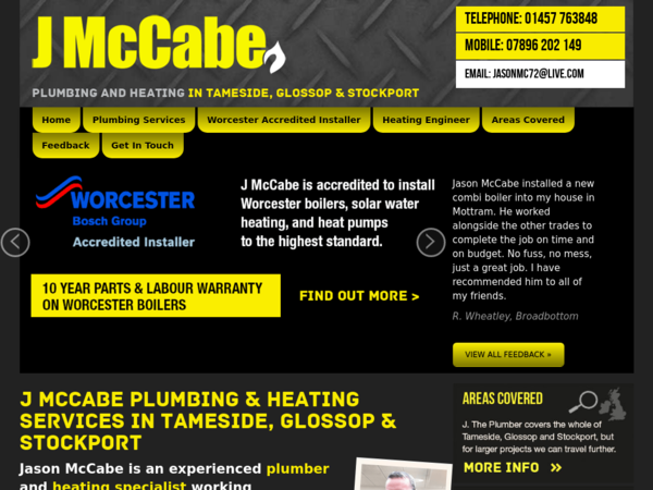 J McCabe Plumbing & Heating