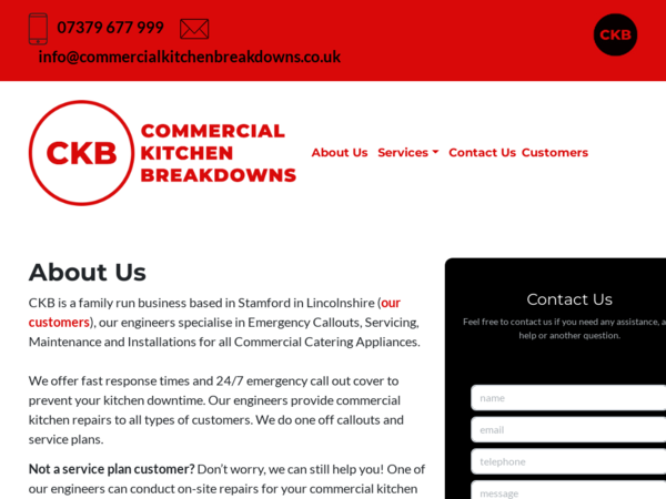 Commercial Kitchen Breakdowns Ltd