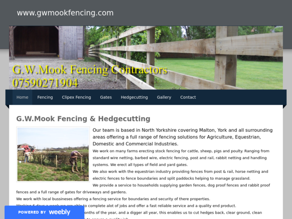 G.w.mook Fencing & Hedgecutting