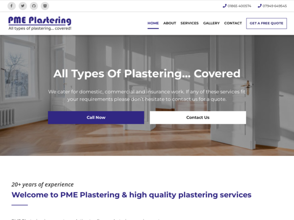 P M E Plastering