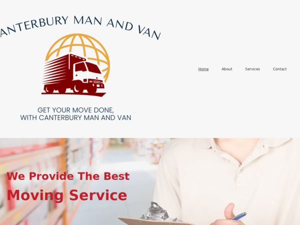 Canterbury Man and van