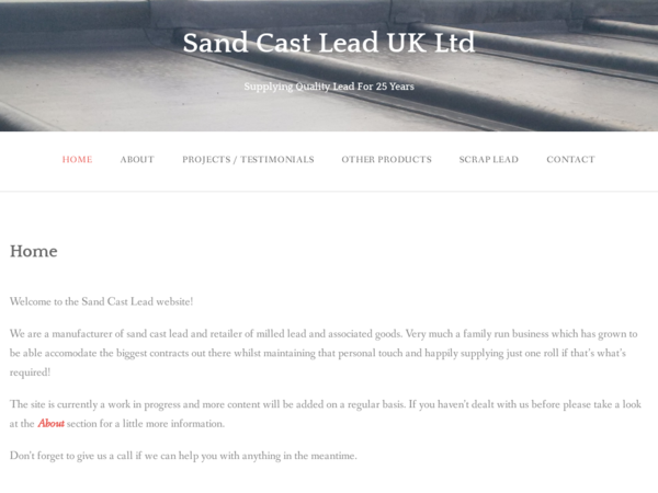 Sand Cast Lead Ltd